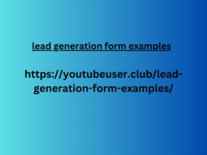 lead generation form examples