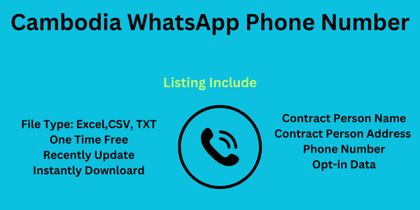 Cambodia WhatsApp Number List