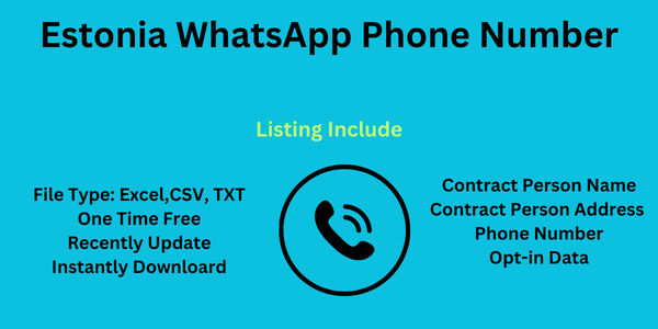 Estonia WhatsApp Number List