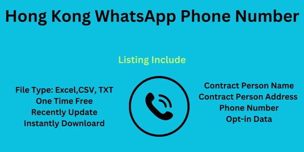 Hong Kong WhatsApp Number List