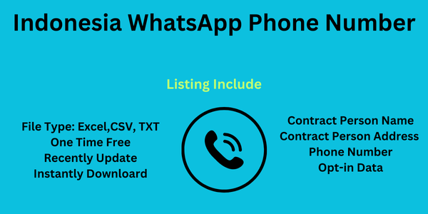 Indonesia WhatsApp Number List