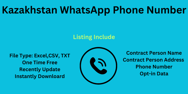 Kazakhstan WhatsApp Number List