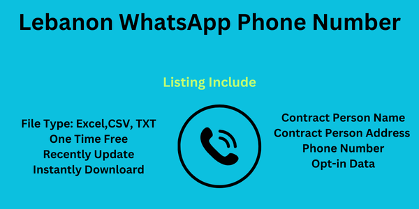 WhatsApp Phone Number Data