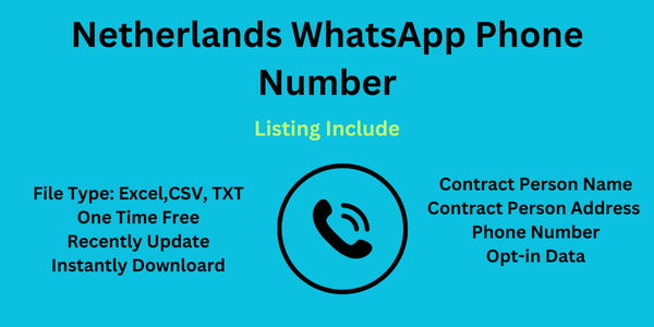 Netherlands WhatsApp Phone Number Data