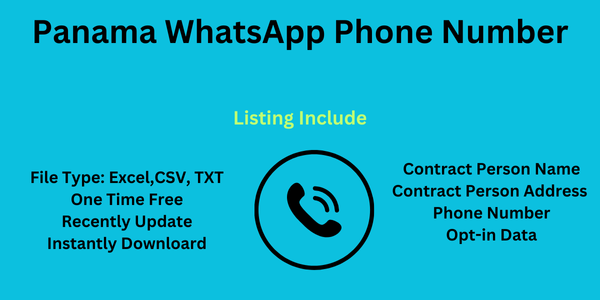 Panama WhatsApp Phone Number Data