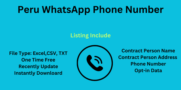 Peru WhatsApp Number List