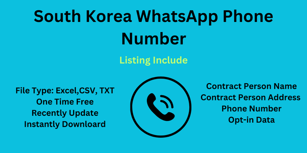 South Korea WhatsApp Number List