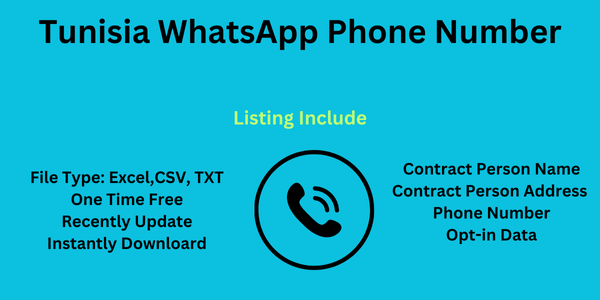 Tunisia WhatsApp Number List