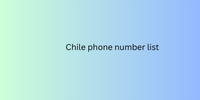 Chile phone number list