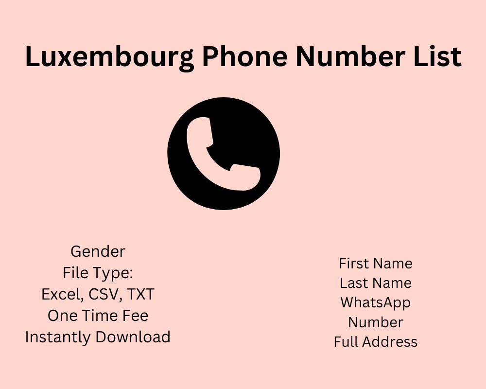 Luxembourg Phone Number List