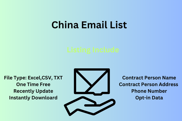 China email list