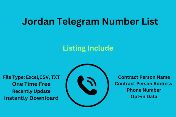 Jordan Telegram Number List