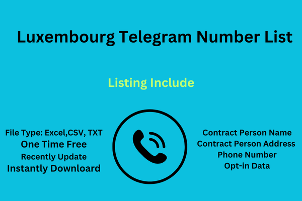 Luxembourg telegram number list