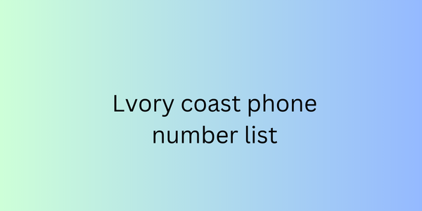 Buy ivory coast contact number