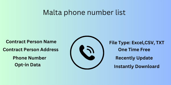 Malta phone number list