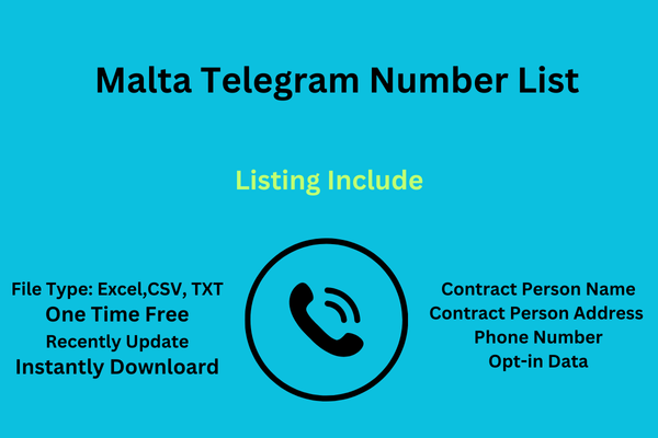 Malta telegram number list