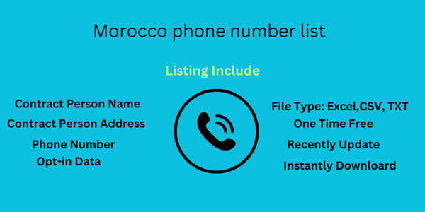 Morocco phone number list