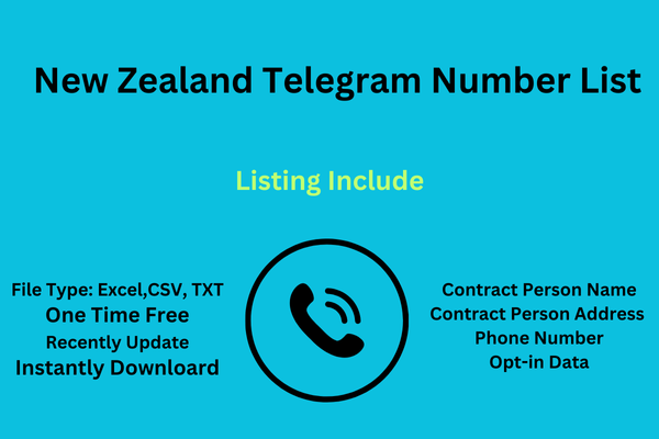 New zealand telegram number list