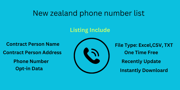 New zealand phone number list