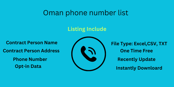 Oman phone number list