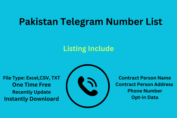 Pakistan telegram number list