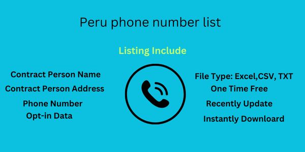 Peru phone number list