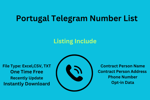 Portugal telegram number list