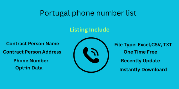 Portugal phone number list