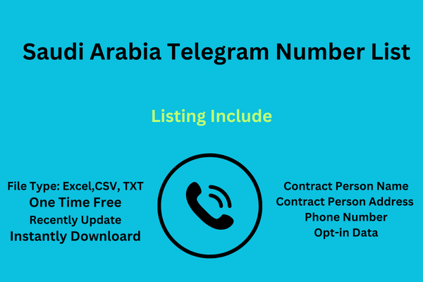 Saudi arabia telegram number list