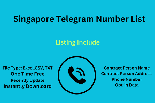 Singapore telegram number list