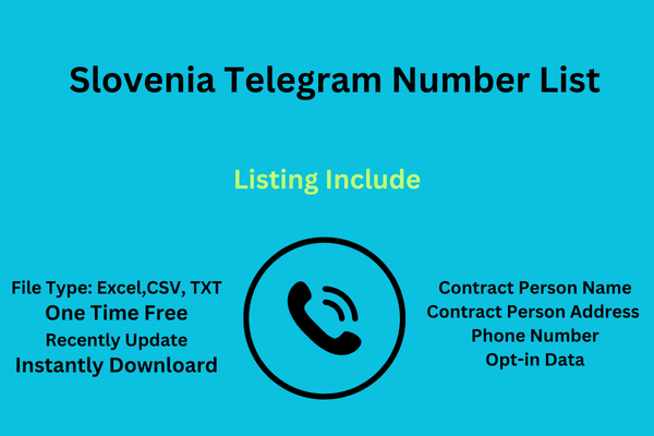 Slovenia telegram number list