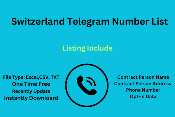 Switzerland telegram number list