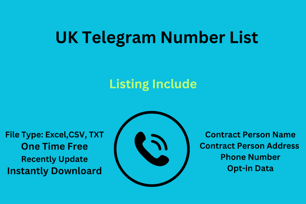 Uk telegram number list