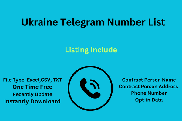 Ukraine telegram number list