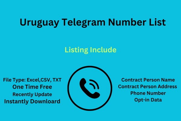 Uruguay telegram number list