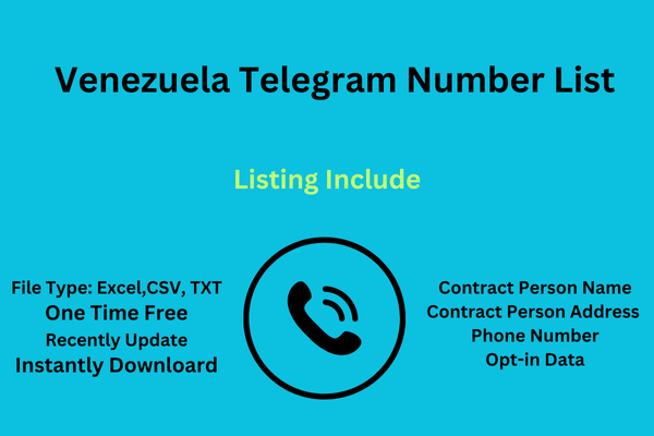 Venezuela telegram number list